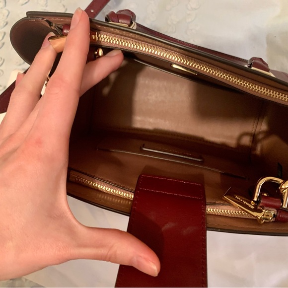Michael Kors small wine coloured purse - Picture 8 of 12